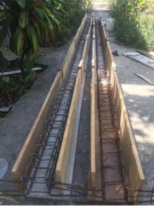 Frames to pour cement