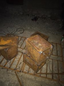 boxes to hold the electrical equipment